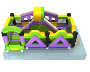 Inflatable Fun City - Custom Attractions for Venues